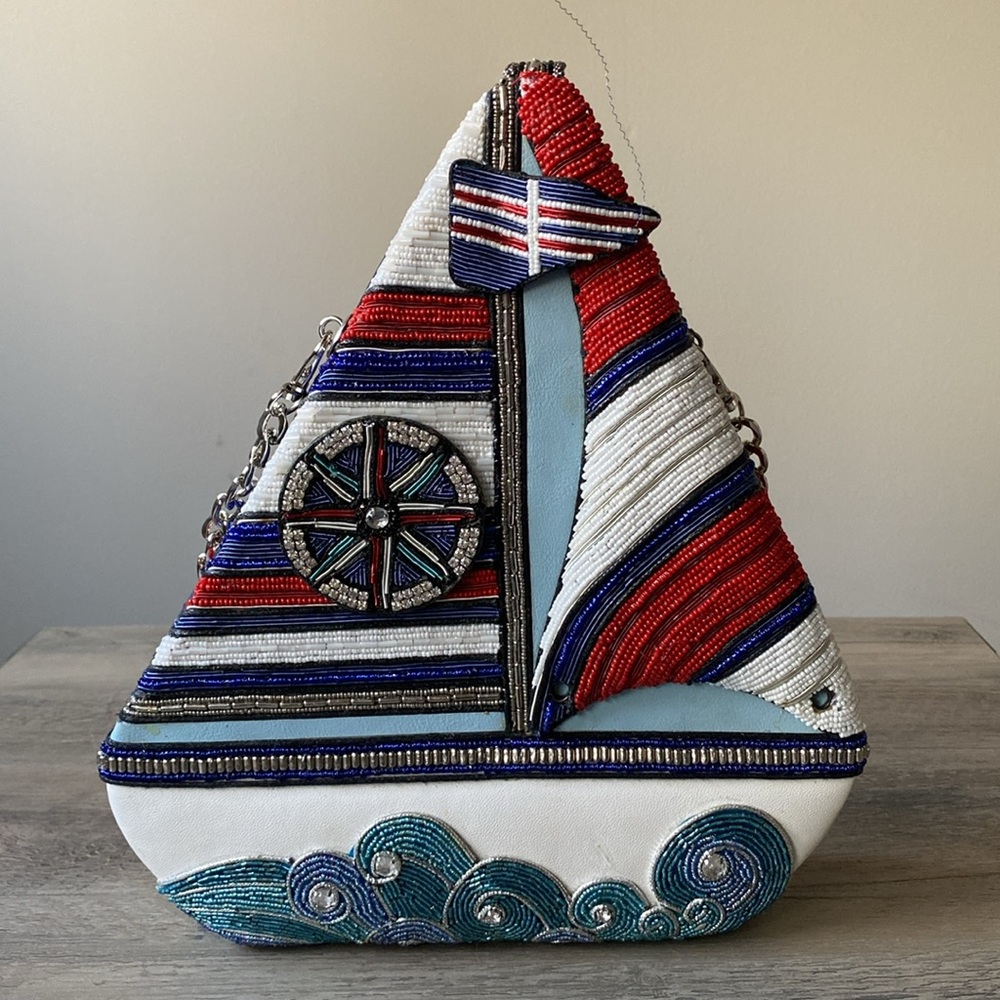 Mary Frances Beaded Sailboat Crossbody Bag - Picture 6 of 13